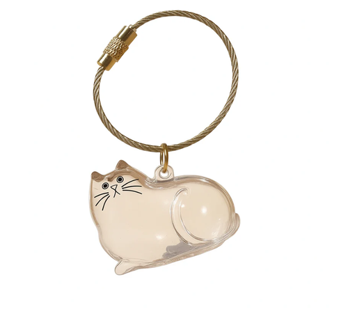 Breloczek Kotek z miejscem na sierść